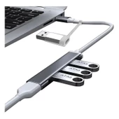 PrimeX PX-TYP060 4 Port Type-C USB3.0 Çoklayıcı, 4 Port Type C USB Çoklayıcı, Type C + USB3.0 Çoklayıcı - 3