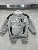 uğurböceğiçocuk 24732 Leaader Yazı Baskılı 2'li Erkek Bebek Takım - 9
