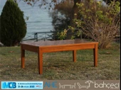 Çengelköy Ahşap Bahçe Balkon Sehpası 70x110 H: 40 - 1