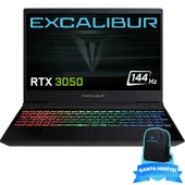 Casper Excalibur G770.1270-BQJ0X-B Intel Core i7-12700H 16GB RAM 1TB NVME SSD GEN4 4GB RTX3050 Freedos Gaming Laptop