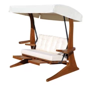 Maçka Ahşap Salıncak - 4 Kişilik Bahçe Salıncağı - 1