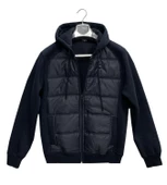Lusso Erkek Slim Fit Uzun Kol Kapşonlu Sweatshırt-6985 - 1