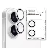 Bİ METAL RİNG IPHONE 16/16 PLUS BEYAZ KAMERA KORUY - 1