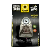 Auvray B-LOCK 06 ALARMLI DİSK KİLİDİ 6 MM 120db INOX ÇELİK - 3