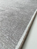 Modern Şönil Dokuma Taban Geometrik desenli Krem Beyaz Halı - 3