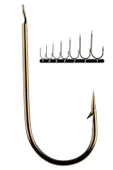Youvella 1565 Kısa Pala Palet Yem İğnesi 100'lü Kutu Bronz No:1 - 2