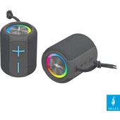 Shaza Taşınabilir Bluetooth Hoparlör Ipx6 Suya Dayanıklı - 6W Ses Çıkışı Gri - 2