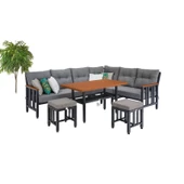 Çamlıca Alüminyum Köşe Koltuk - Bahçe Balkon Koltuğu - Özel Ölçülerde Üretim - 2