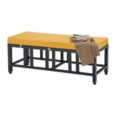 Çamlıca Alüminyum Bench Puf Bahçe Balkon Teras Oturum Benchi - İstenilen Ölçülerde Üretim - 1