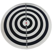 Delta Flocked Dart Seti 45 Cm (18 İnç) Büyük Boy + 6 Dart Oku (18 Gr) Hedef Tahtası SDF76 - 2