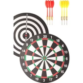 Delta Dart Seti 38 cm (15 İnç) + 6 Dart Oku (6 Gr) Hedef Tahtası SDE159 - 1