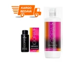 5 ADET Igora Vibrance 9-00 Doğal Sarı Tonlayıcı Saç Boyası + 1L Oksidan - 1