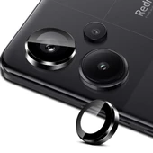 Xiaomi Redmi Note 13 Pro Plus Mercek Lens Kamera Koruyucu SİYAH (Gece Siyahı) - 1