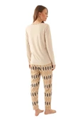 Pierre Cardin Patlı Yaka Viskoz Bayan Pijama Takım - 7