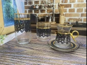 İlayda Black&Gold Dekor 6 Kişilik 24 Parça Bardak Seti - 3