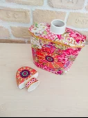 Lilyum Desen Porselen Parfüm Şişesi 3,5lt Xlarge 35cm - 5