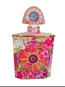 Lilyum Desen Porselen Parfüm Şişesi 240ml Medium 16cm - 2