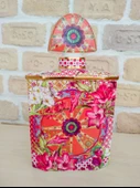 Lilyum Desen Porselen Parfüm Şişesi 100ml Small 13cm - 6