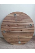 Home KATLANABİLİR METAL AYAKLI AHŞAP YER SOFRASI TEPSİ SİNİ - 5