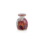 Lilyum Desen Porselen Parfüm Şişesi 250ml Medium 12cm - 1