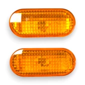VW Lupo 1999-2006 Sağ Sol Çamurluk Sinyal Lambası Turuncu 2 Adet - 1