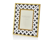 SETABİANCA CAM KENARLI SİYAH BEYAZ DEKORLU ÇERÇEVE 13X18 CM - 1