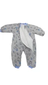 uğurböceğiçocuk Elyaflı Ve Fermuarlı Baykuş Desenli Kışlık Çocuk Uyku Tulumu Unisex - 7