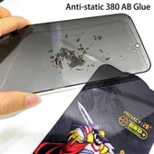 iPhone 16 Plus Anti Statik Ekran Koruyucu Toz Tutmayan Kırılmaz Cam - 3