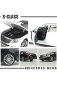Mercedes S CLASS BEYAZ Diecast 1/24 Ölçek Büyük Boy Metal  Lisanslı Araba Kapılar Açılır - 3
