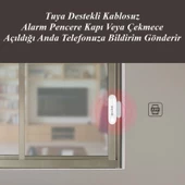 SL-EG01 Akıllı Kapı Pencere Dolap Sensörü - Manyetik - Kapı açıldığında Telefona Bildirim gönderir - 2