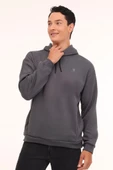 Lumberjack MB SN04 HOODIE 4PR 101889365 Erkek Sweatshirt Antrasit S-XXL - 1