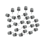 Lüks Çivili Raf Pimi Mobilya Ayakkabılık Dolap Arası İçi Raf Pim Sert Plastik Gri Renk (100 ADET) thumbnail 5