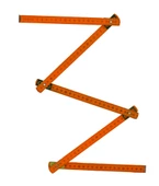 Ahşap Katlanır Marangoz Ölçüm Cetveli Metresi 100cm - 1