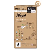Sleepy Ecologic Premium Plus Avantajlı Paket Bebek Bezi 4 Numara Maxi 156 Adet    thumbnail 2