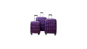 KIRILMAZ PP VALİZ  MOR RENK  3 LÜ SET RACCOON - 2