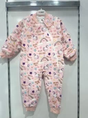 uğurböceğiçocuk Elyaflı Ve Fermuarlı Unicorn Desenli Kışlık Çocuk Uyku Tulumu Unisex - 5
