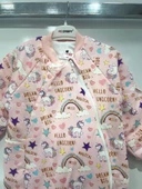 uğurböceğiçocuk Elyaflı Ve Fermuarlı Unicorn Desenli Kışlık Çocuk Uyku Tulumu Unisex - 2
