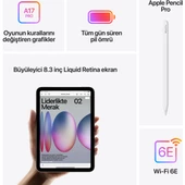 Apple İpad Mini 7. Nesil 128Gb 8.3" Wi-Fi Tablet Uzay Grisi Mxn63tu/A - 6