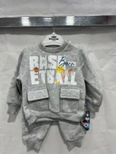 uğurböceğiçocuk 24711 Basketball Yazı Baskılı 2'li Erkek Bebek Takım - 2