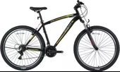 BİSAN MTS 4600 ERKEK DAĞ BİSİKLETİ 48CM V 27.5 JANT 21 VİTES MAT SİYAH SARI - 1