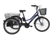 BİSAN e-PORTER ÜÇ TEKERLİ ELEKTRİKLİ BİSİKLET 44CM V 24 JANT 3 VİTES LACİVERT BEYAZ - 1