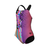 Arena Palette Girl One Piece Swimsuit Multi Shocking Pink/Black 007918905 - 1