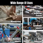 GoodHand GH-70310 Ağır Hizmet Tipi Toggle Kelepçe | 500 kg Kapasiteli Döner Tabanlı Kelepçe - Endüst thumbnail 3