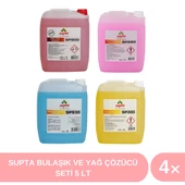 Supta Bulaşık ve Yağ Çözücü Seti 5 LT - 1