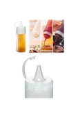 Bastonlu Eminhome Masterchef Şeffaf Plastik Yağdanlık Sosluk 700 ml - 1