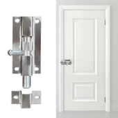 Metal Kapı Sürgüsü Küçük Krom Mavzer Sürgü Sürgülü Kilit 25x40 mm Kapı Pencere Emniyet Kilidi thumbnail 3