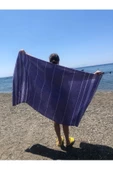 Askıcı Lila Pamuklu Peştemal - 3