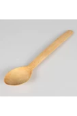 Askıcı 29 cm Uzun Tahta Kaşık Yemek Kaşığı - 1