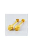 Askıcı 2'li Ahşap Dekoratif Organik Bal Kaşığı Seti 15cm - 3
