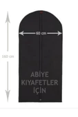 kolay-alışveriş Abiye Elbise Kılıfı Gamboç 60x160 Siyah Tela Nonvoven(SİYAH) - 1